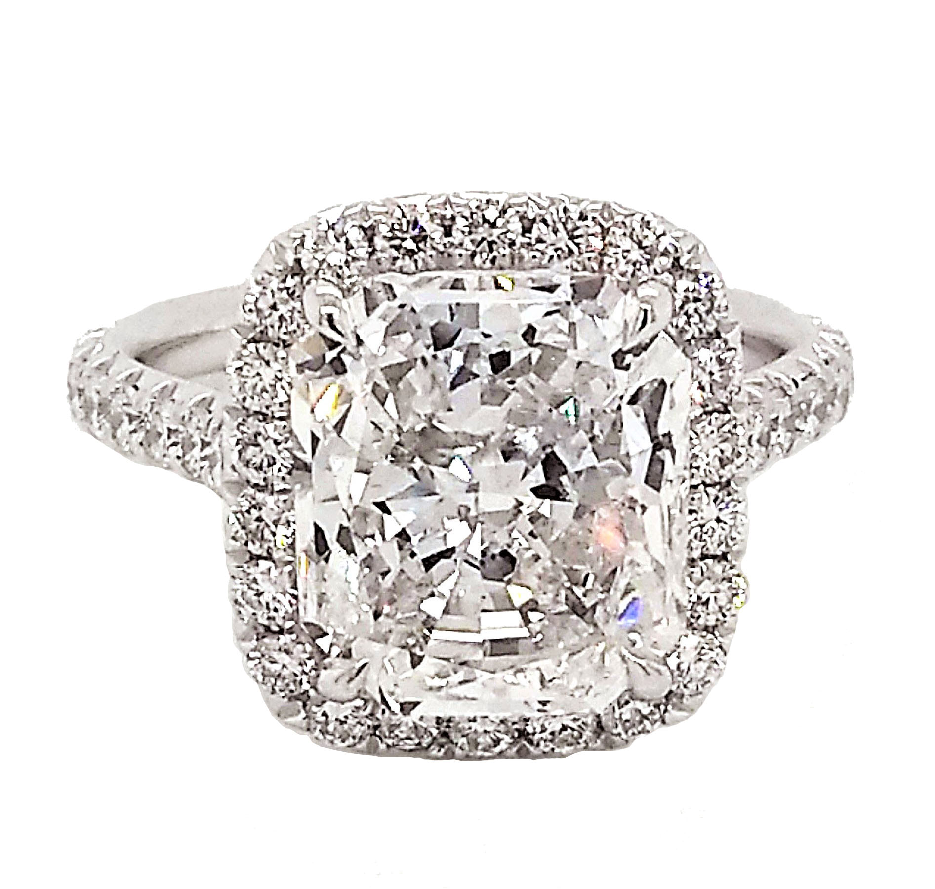 Cushion Cut Diamond Ring